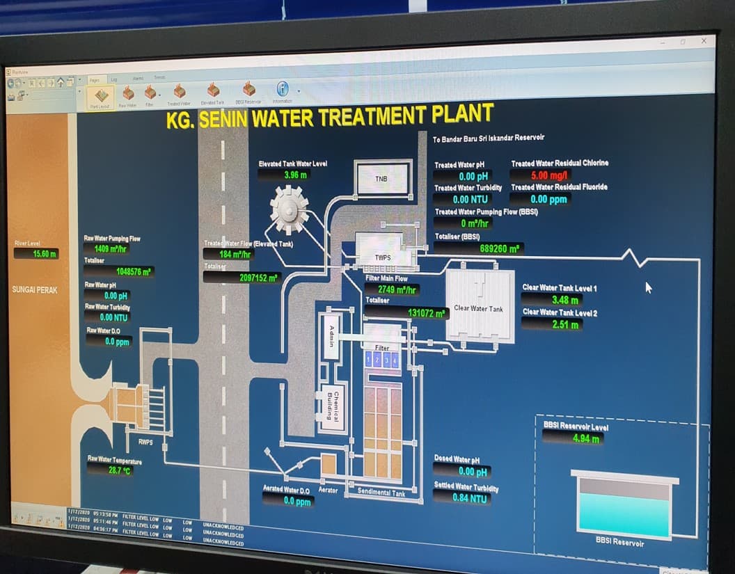 UPGRADING THE EXISTING SCADA SYSTEM AT LOJI KAMPUNG SENIN TREATMENT PLANT, WILAYAH TENGAH 2, LEMBAGA AIR PERAK - Image 5